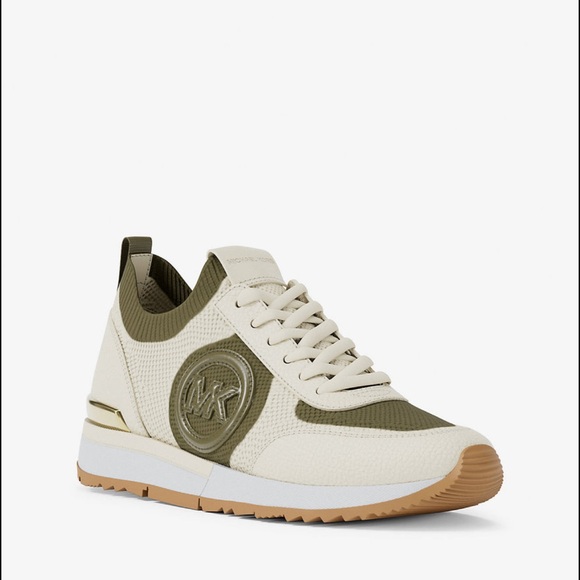Michael Kors Women’s Olive and Cream Sneakers